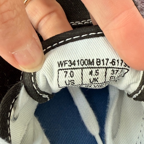 Keds Classic Black and White Canvas Shoes - Picture 6 of 6